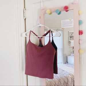 Outdoor Voices Move Free Tank in Pinot (size med)